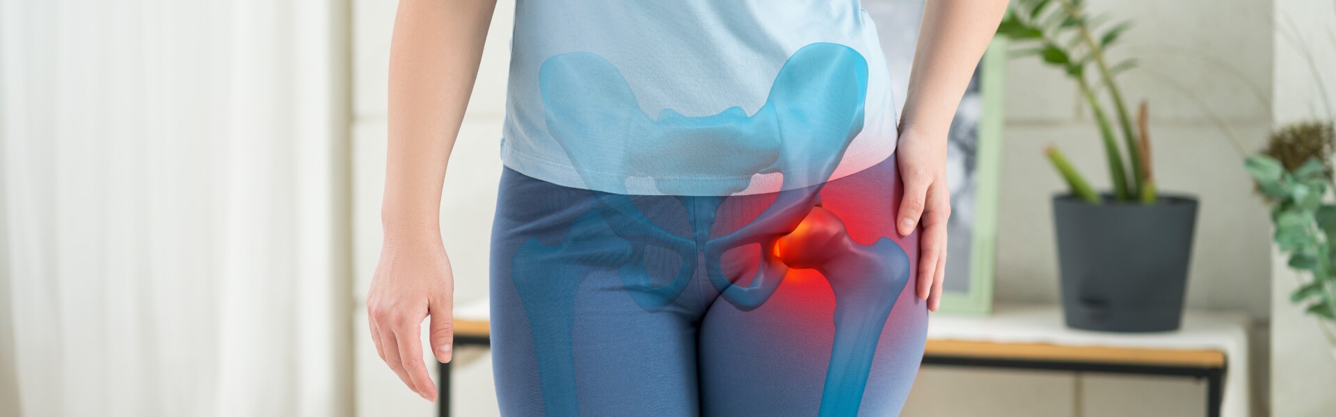 Hip assessment at The Health Hub clinic, Haywards Heath
